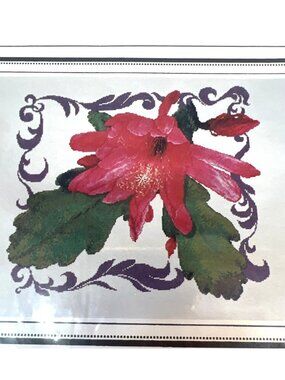 Epiphyllum #1 Counted Cross Stitch Pattern Tropical Cactus Collection
